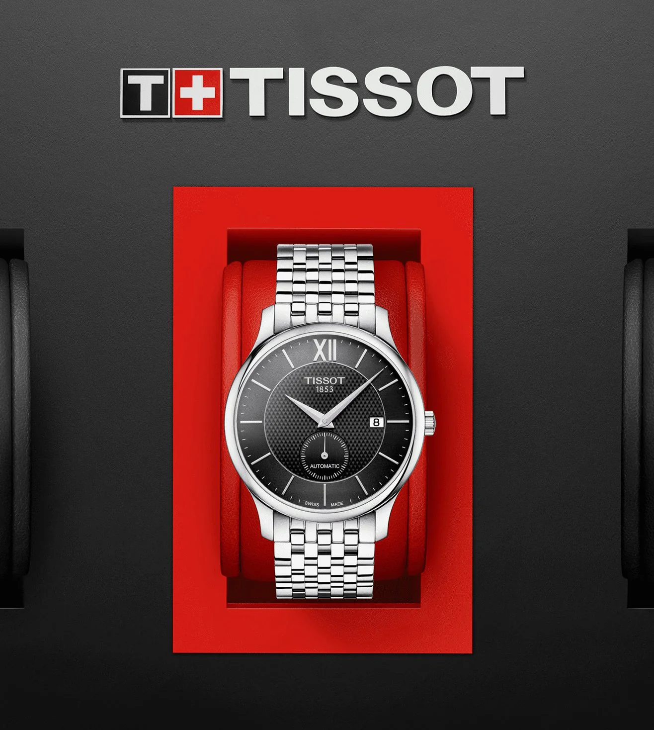 T0634281105800 | TISSOT T-Classic Tradition Automatic Small Second Watch for Men - Image 4