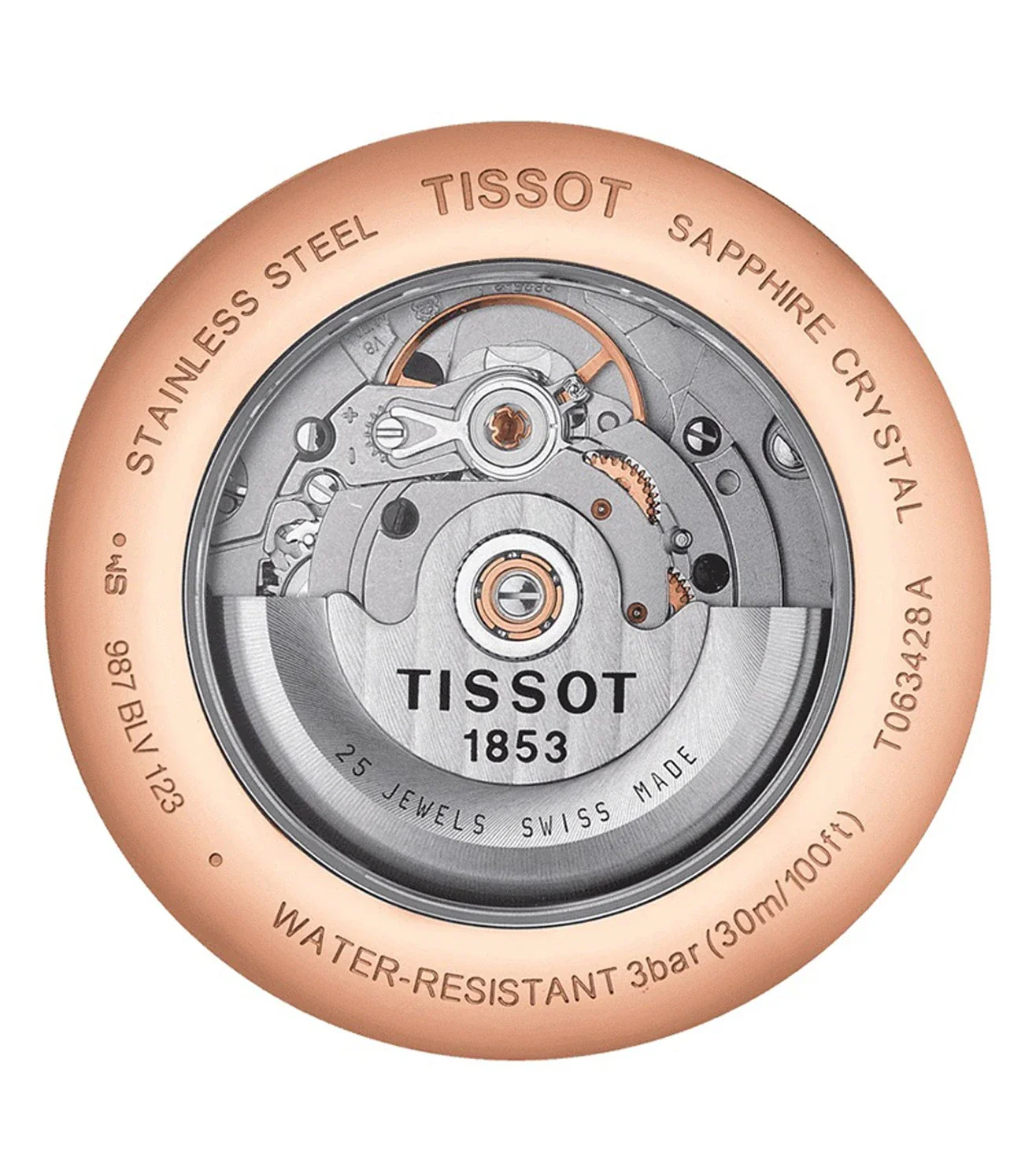 T0634283606800 | TISSOT T-Classic Tradition Automatic Small Second Watch for Men - Image 3