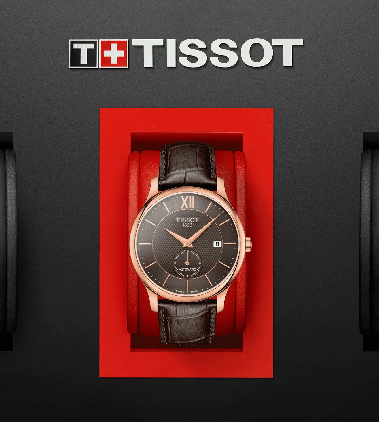 T0634283606800 | TISSOT T-Classic Tradition Automatic Small Second Watch for Men - Image 4