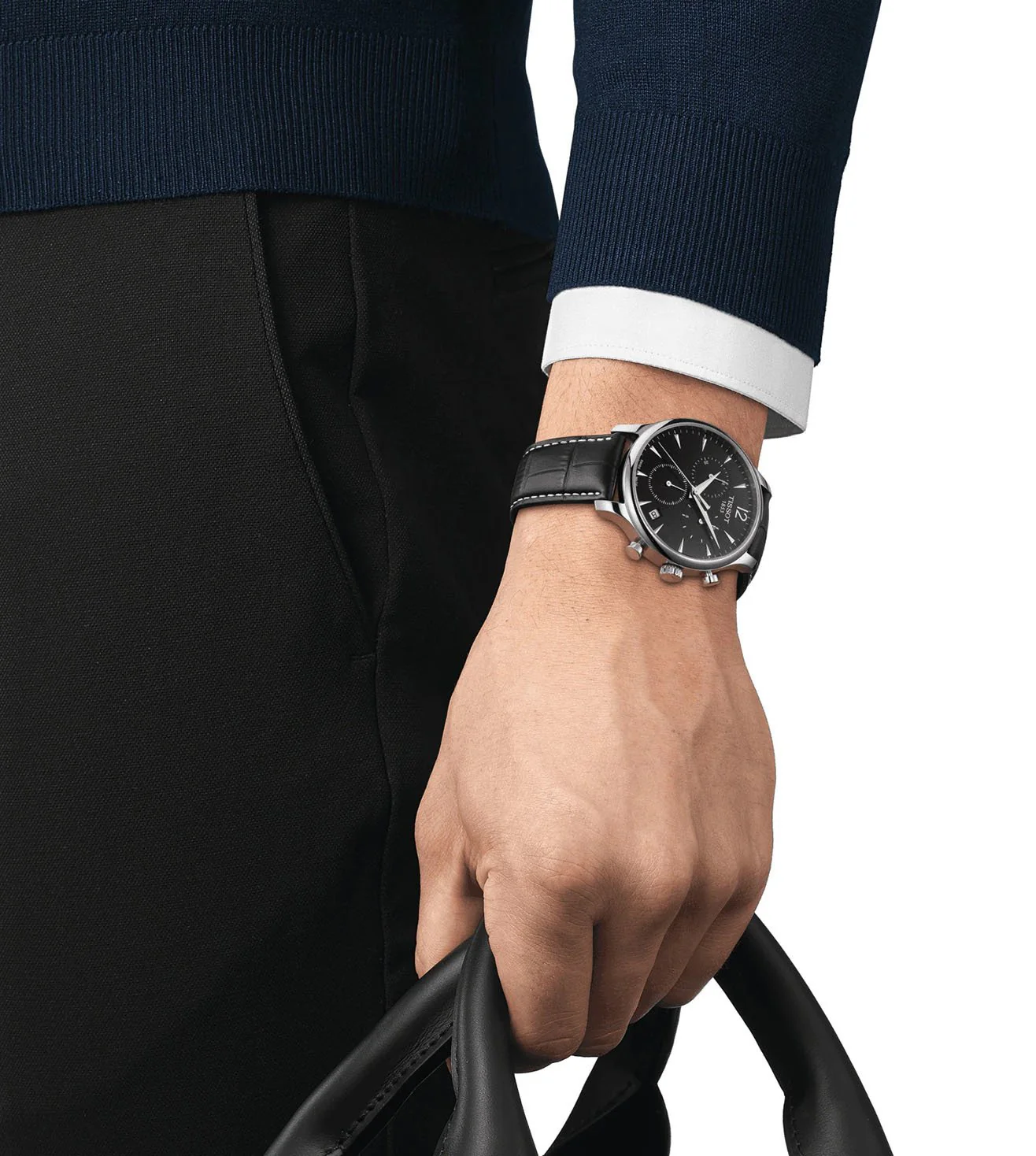 T0636171605700 | TISSOT T-Classic Tradition Chronograph Watch for Men - Image 3
