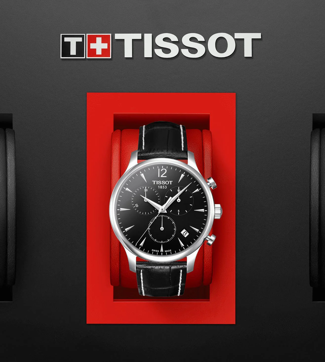 T0636171605700 | TISSOT T-Classic Tradition Chronograph Watch for Men - Image 4