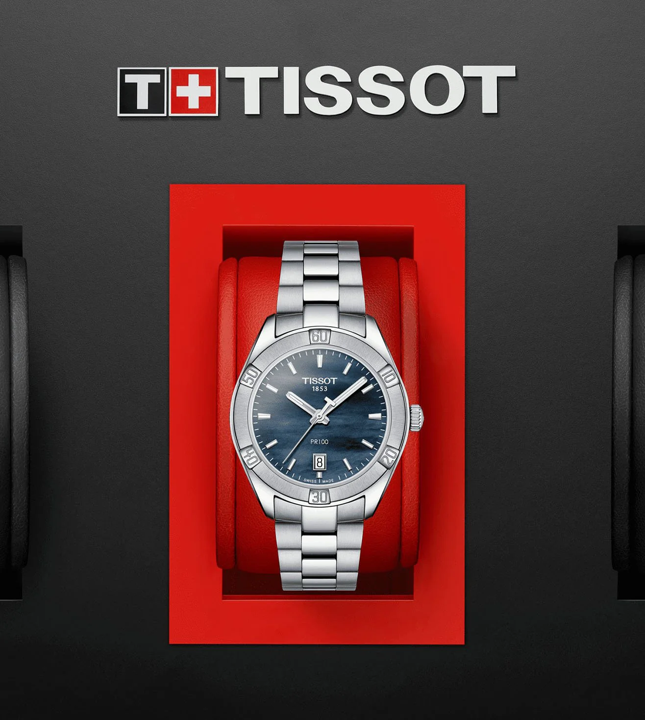 T1019101112100  |  TISSOT T-Classic PR 100 Sport Chic Watch for Women - Image 3