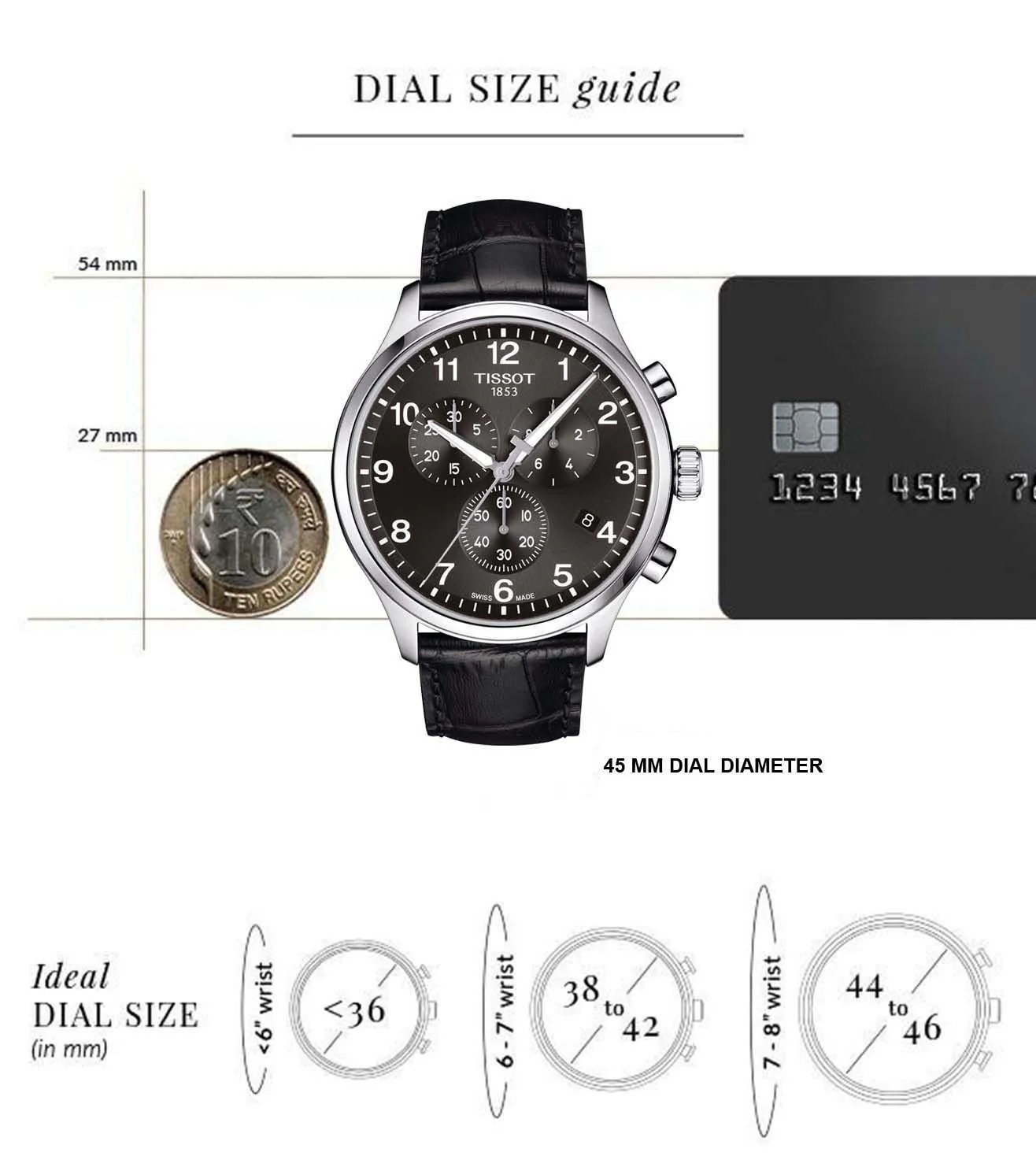 T1166171605700 | TISSOT CHRONO XL Chronograph Watch for Men - Image 5