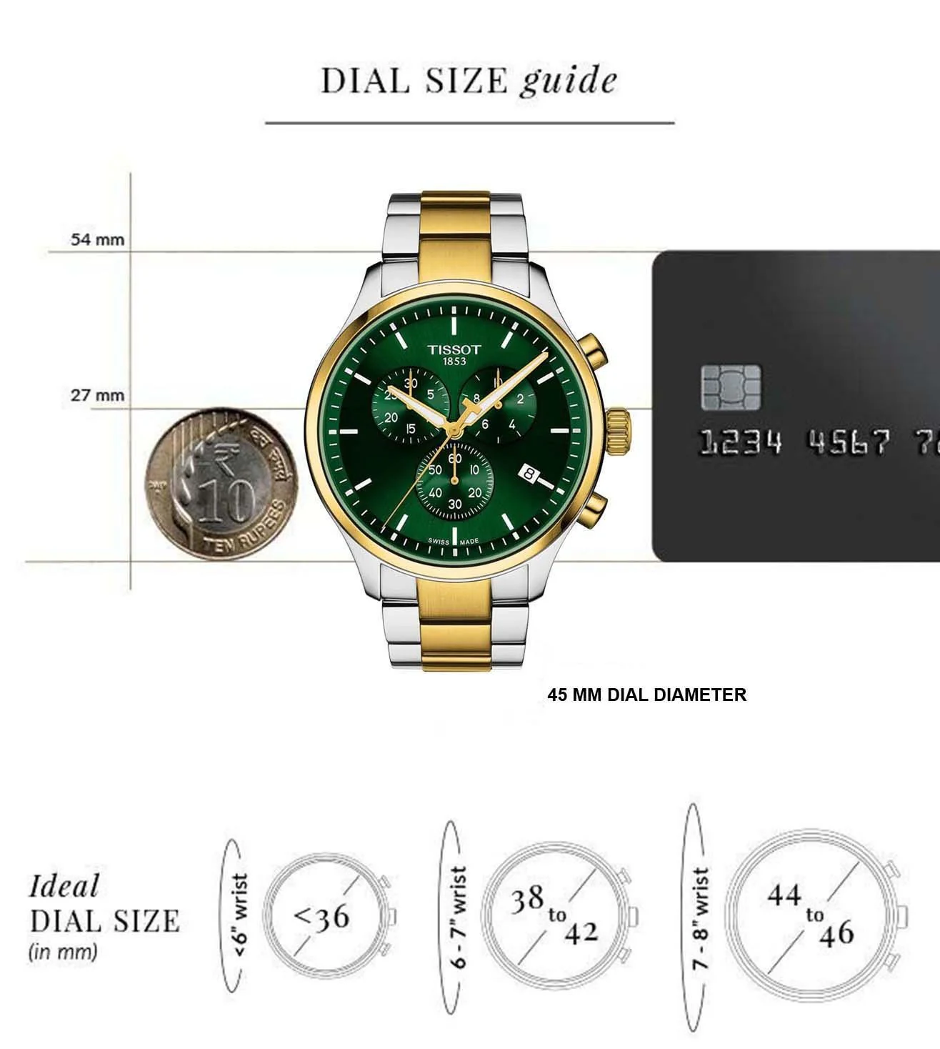 T1166172209100 | TISSOT CHRONO XL Watch for Men - Image 6