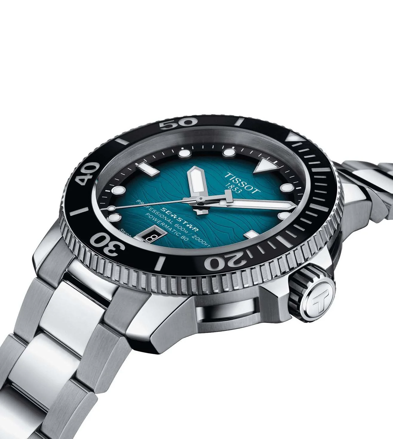 T1206071104100  |  TISSOT T-Sport Seastar 2000 Professional Powermatic 80 Watch for Men - Image 3