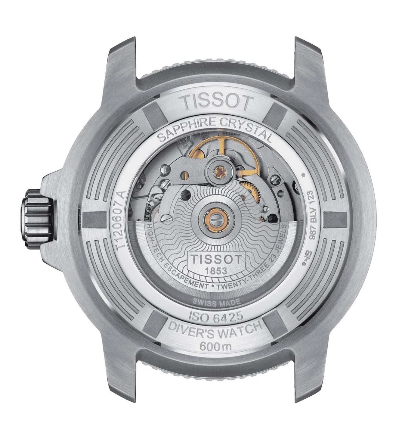 T1206071104100  |  TISSOT T-Sport Seastar 2000 Professional Powermatic 80 Watch for Men - Image 4