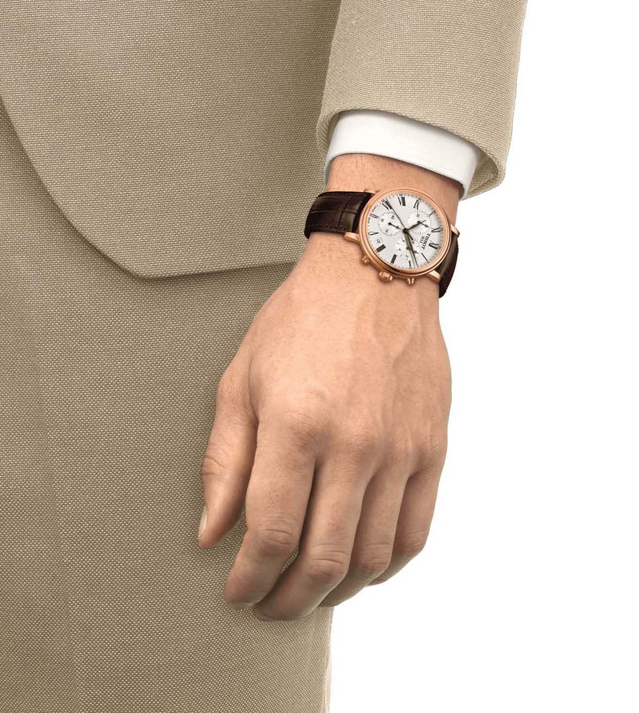 T1224173603300 | TISSOT T-Classic Carson Premium Chronograph Watch for Men - Image 4