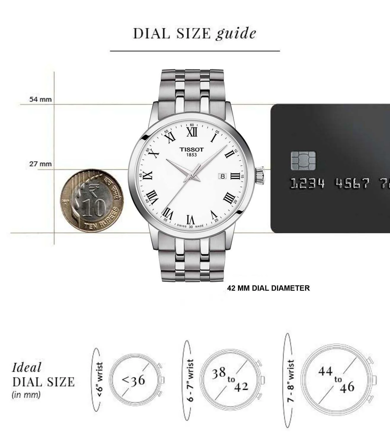 T1294101101300 | TISSOT CLASSIC DREAM Watch for Men - Image 6