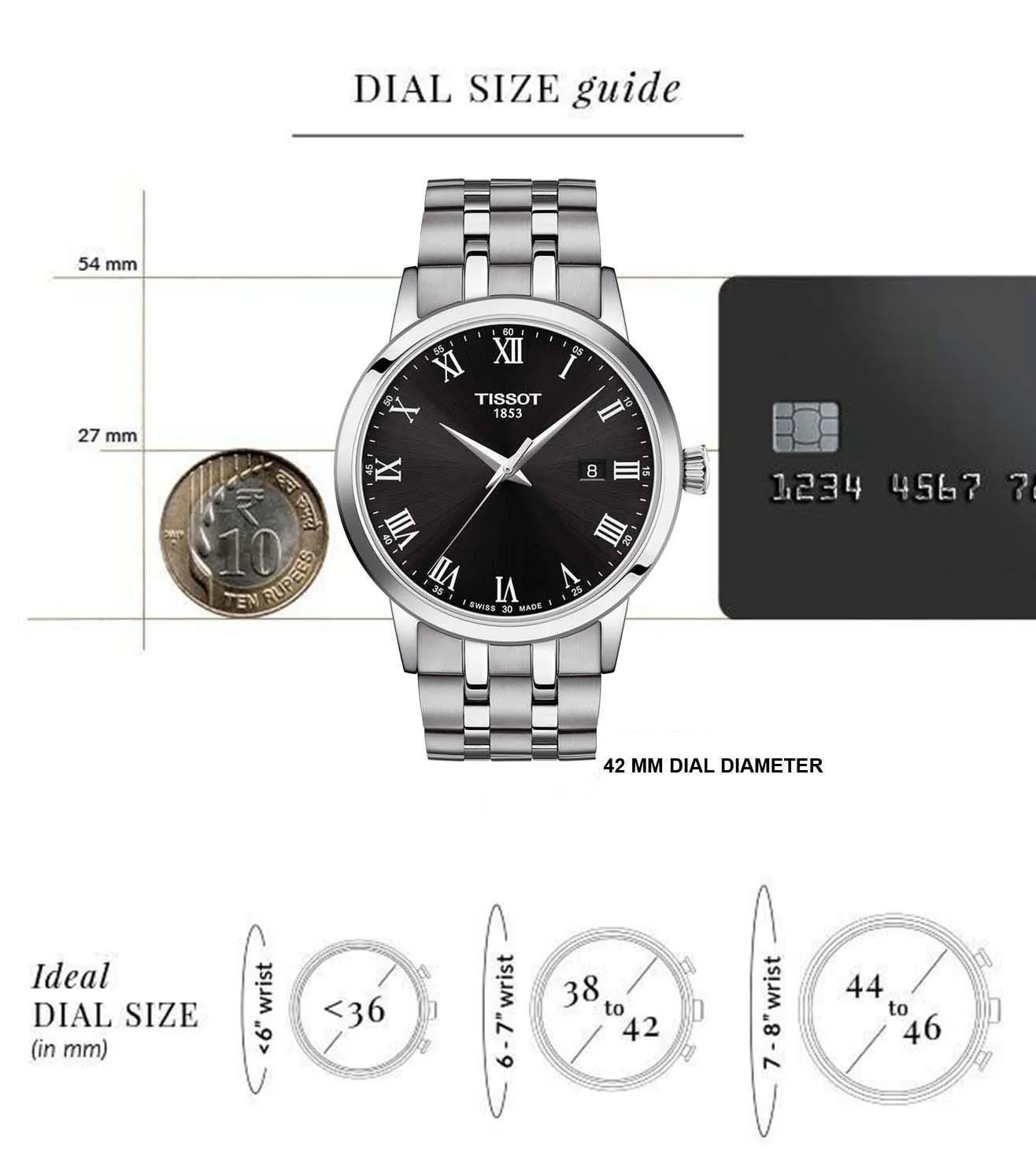 T1294101105300  |  TISSOT CLASSIC DREAM Watch for Men - Image 6