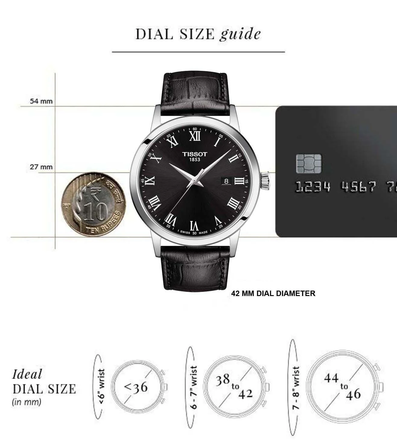 T1294101605300 |  TISSOT CLASSIC DREAM Watch for Men - Image 6