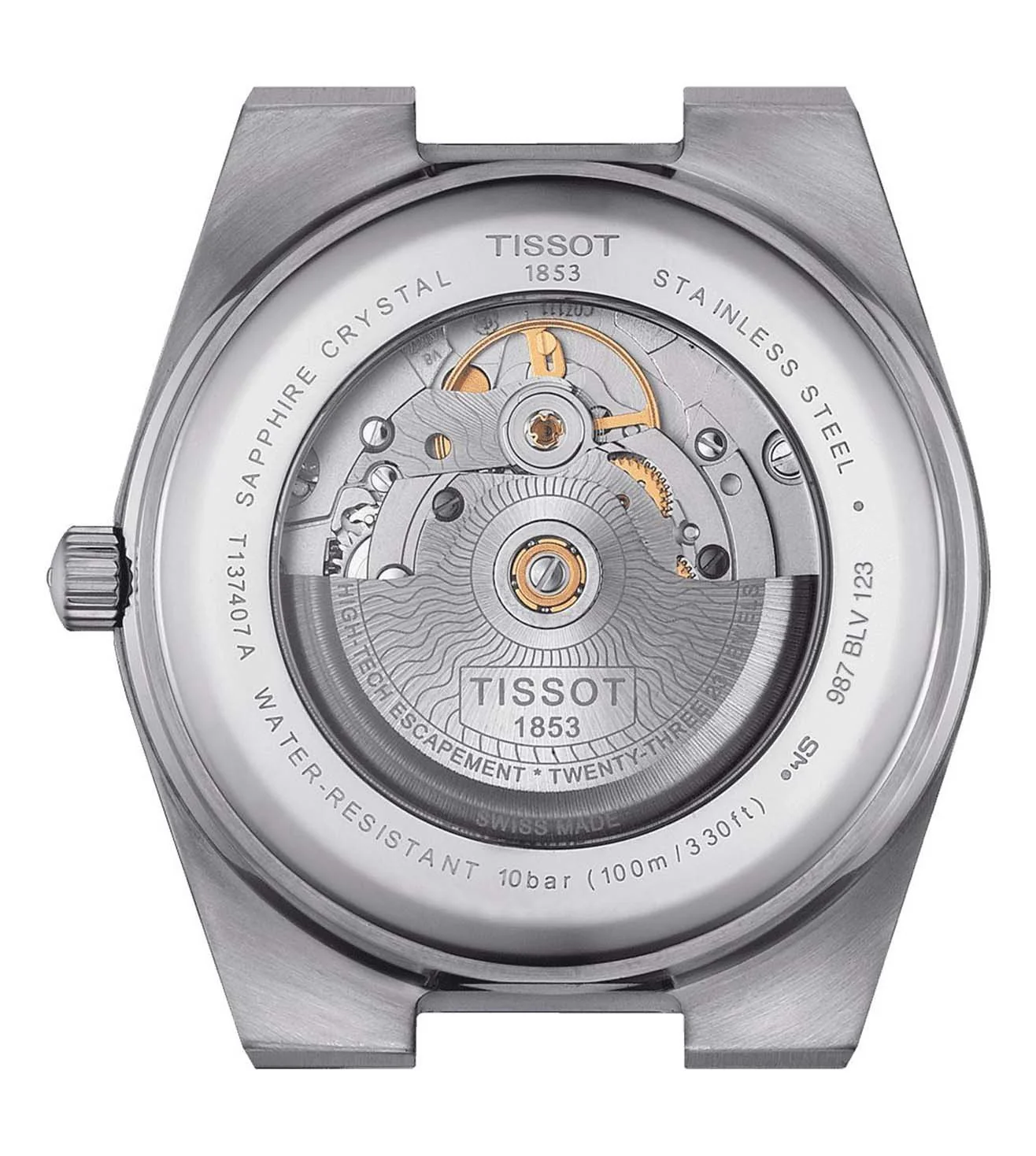 T1374072103100 | Tissot Unisex T-Classic PRX Powermatic 80 Watch for Men - Image 4