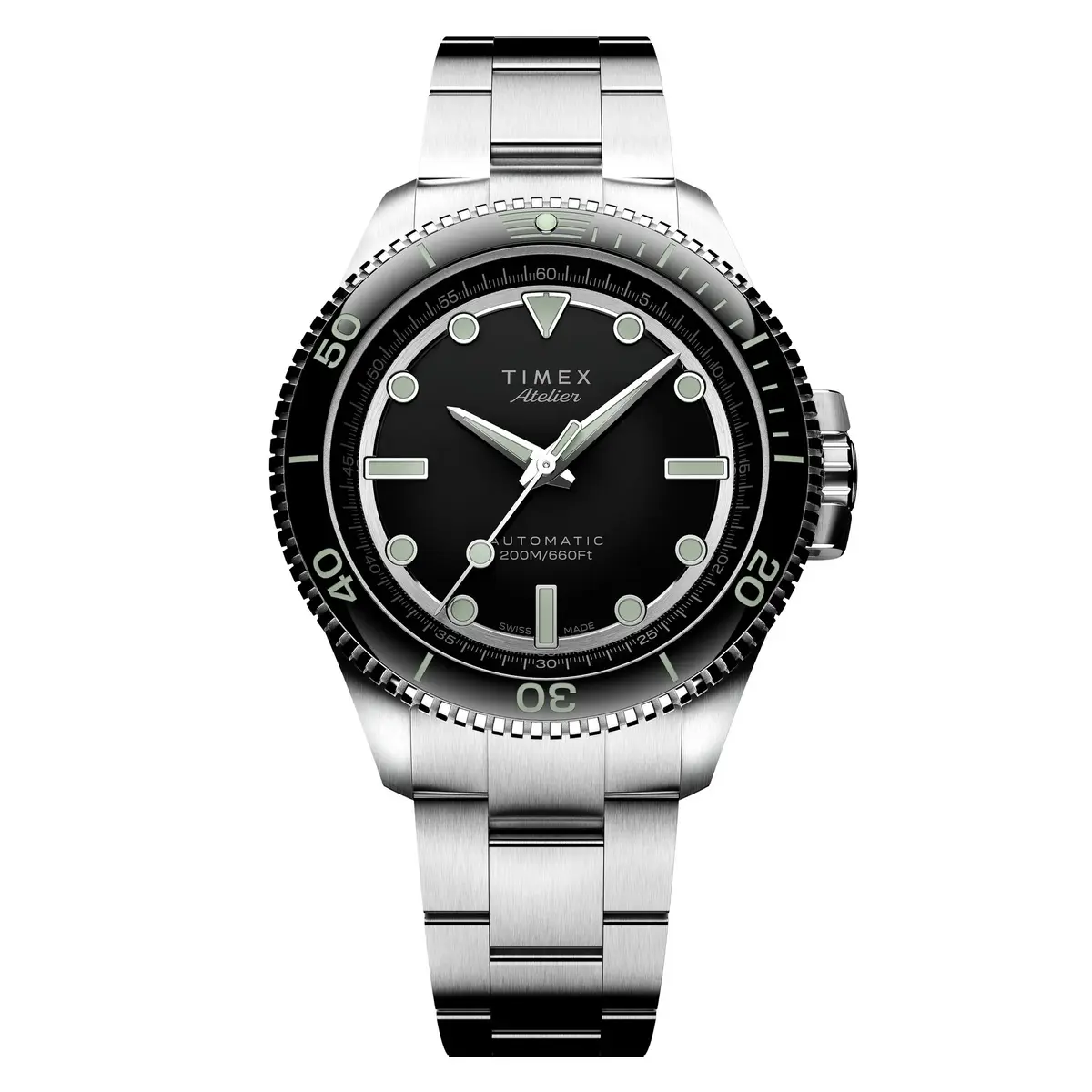 Timex Atelier Marine M1a 41mm Swiss Made Automatic Men's Watch TW2Y725004A