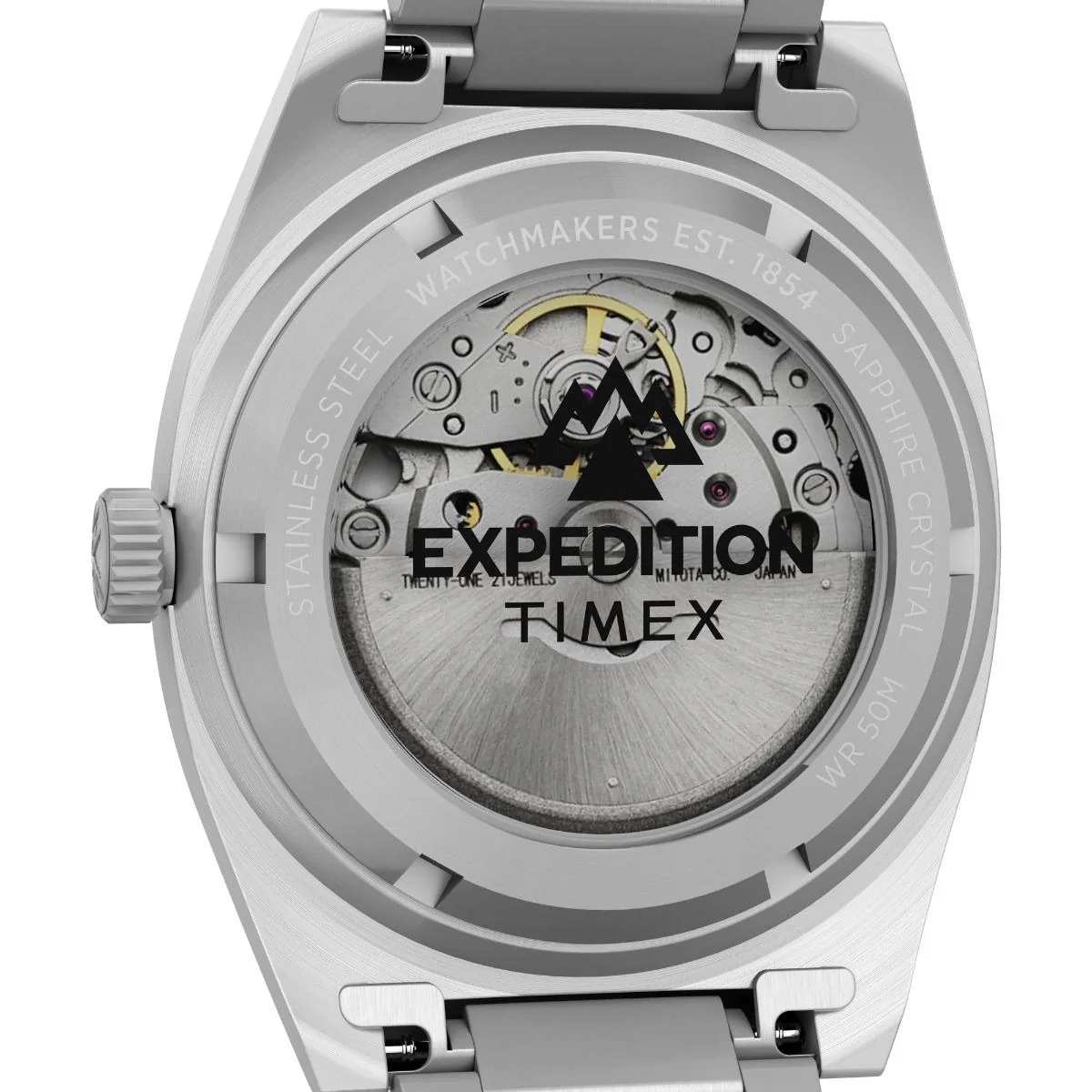 Timex Capstone Black Dial Mechanical Automatic Men's Watch TW2Y39600UJ - Image 4