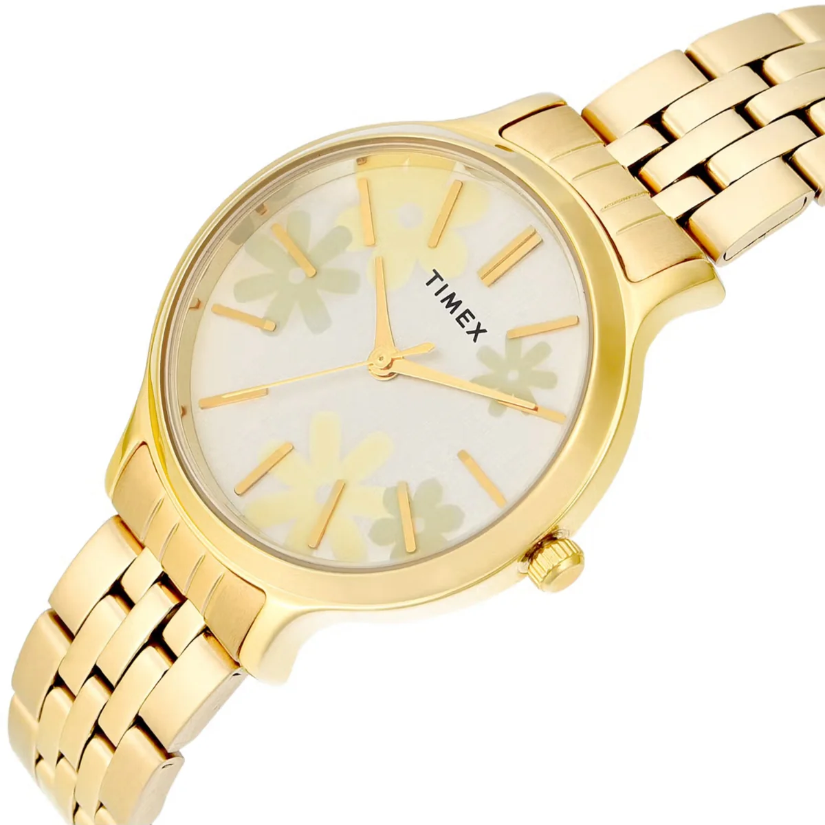 Timex Quartz Champagne Round Dial Analog Women's Watch TWTL12313 - Image 2