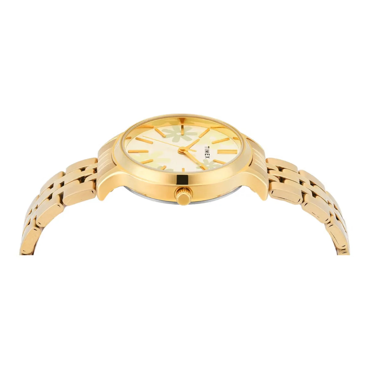 Timex Quartz Champagne Round Dial Analog Women's Watch TWTL12313 - Image 3