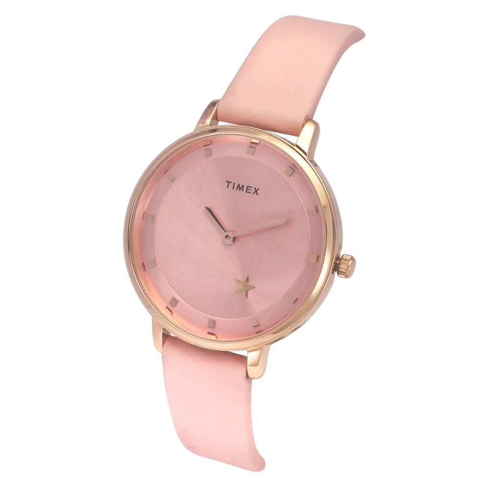 Timex Cosmic Awe Women 2 Hands Round Dial Pink Watch - TWEL19100 - Image 2