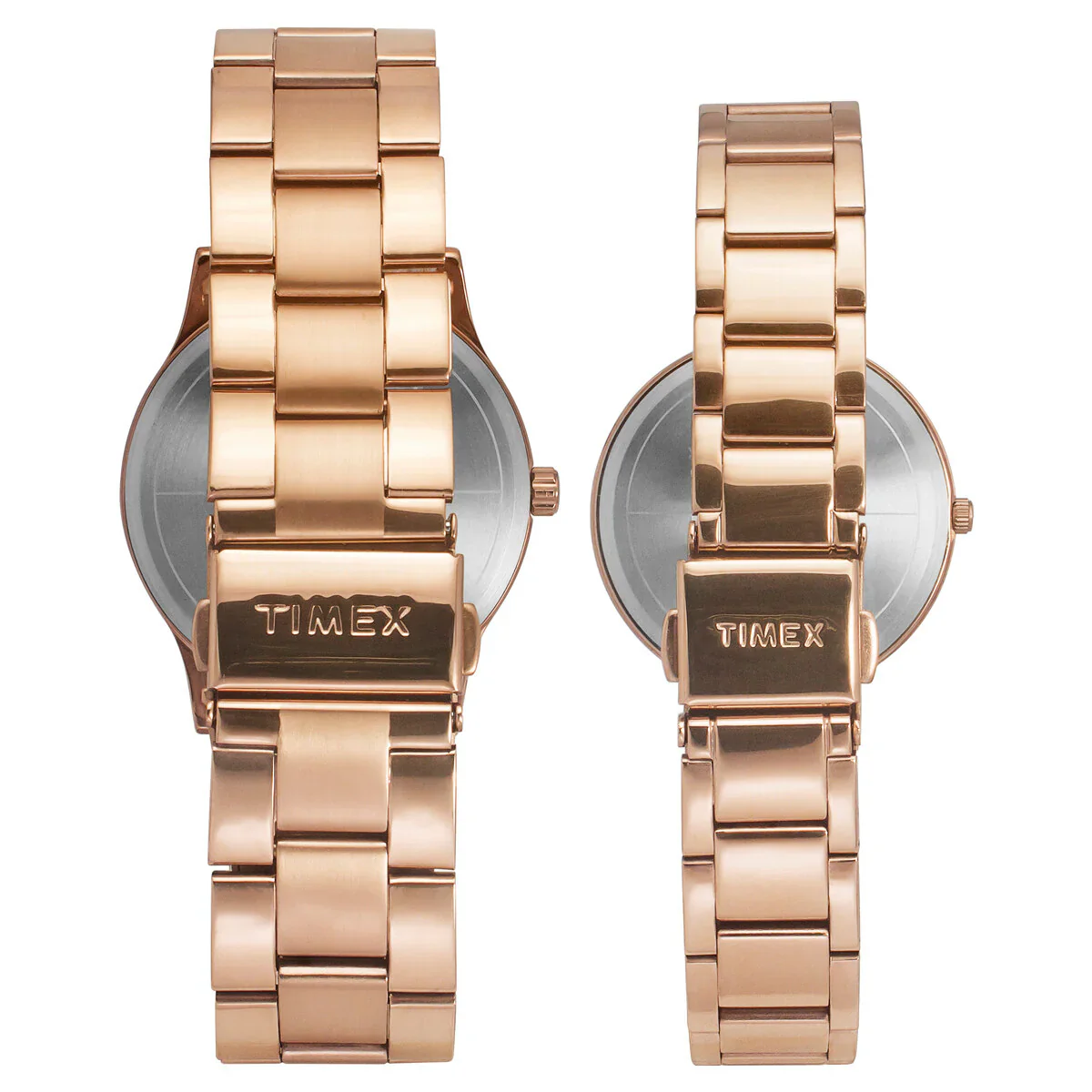 Timex Pair's Analog Silver Dial Stainless Steel Watch - TW00PR294 - Image 4