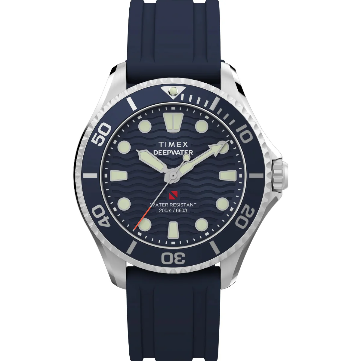 Timex Deep Water Meridian Blue Dial Analog Unisex Watch TW2Y40300UJ