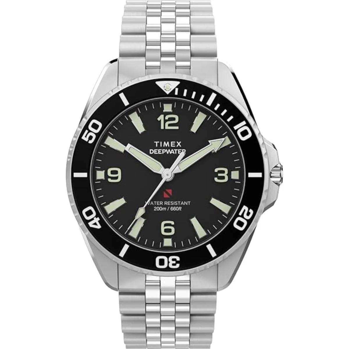 Timex Deepwater Arctic Black Dial Analog Men's Watch TW2Y64500IK