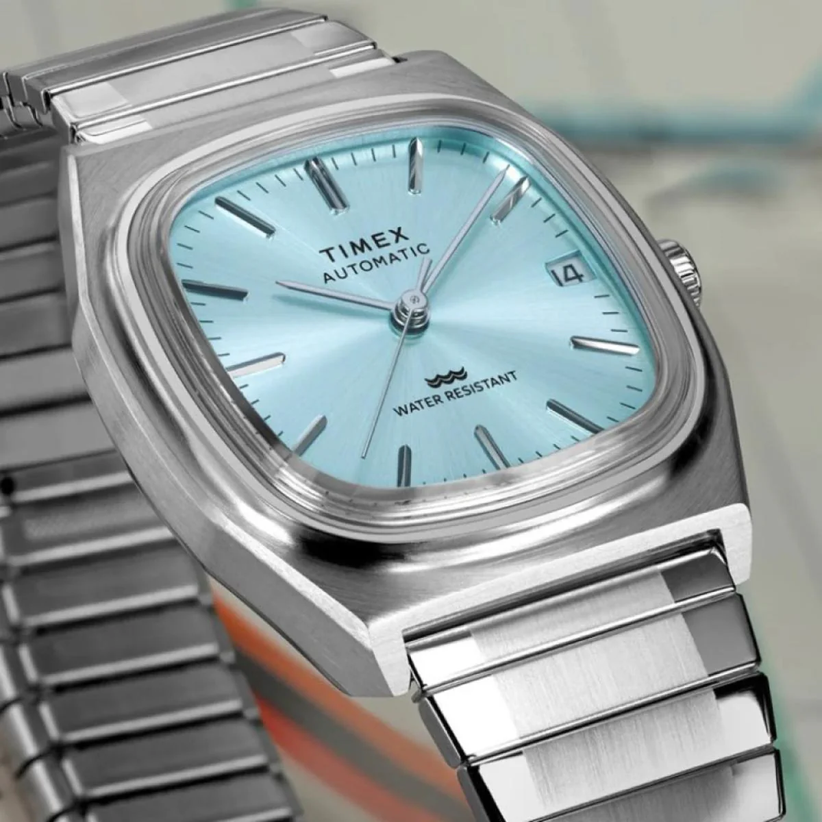 Timex E Line Automatic Blue Dial Men's Watch TW2Y66700IK - Image 2