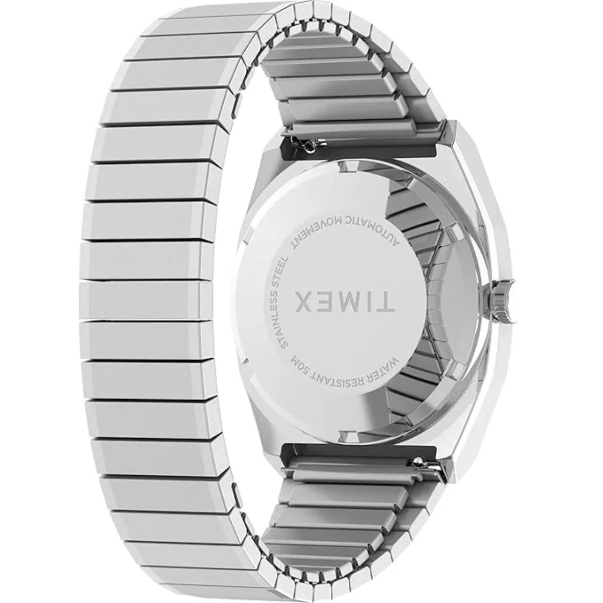Timex E Line Automatic Silver Dial Analog Men's Watch TW2W70800UJ - Image 3