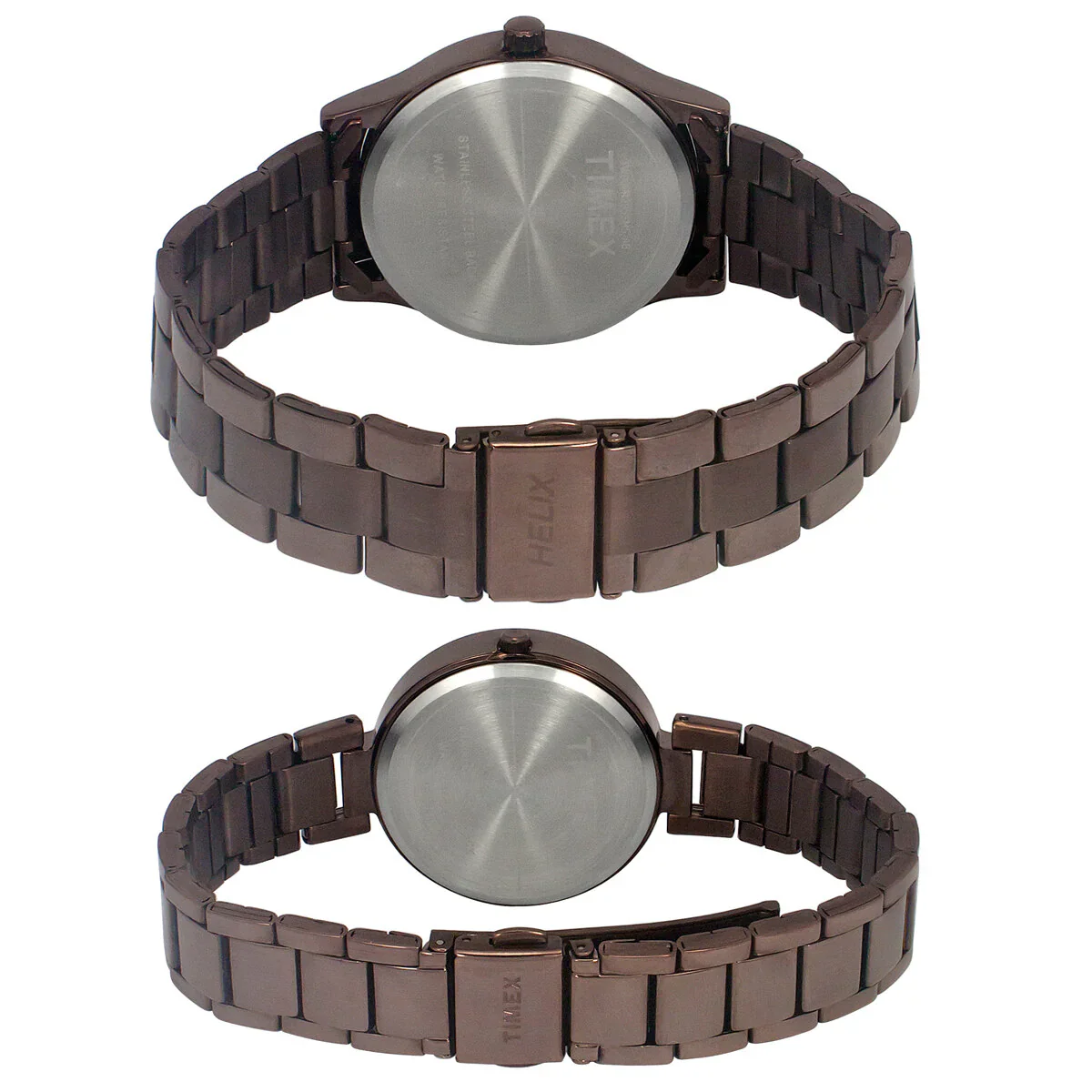 Timex Fashion Analog Brown Dial Couple Watches - TW00PR295 - Image 3