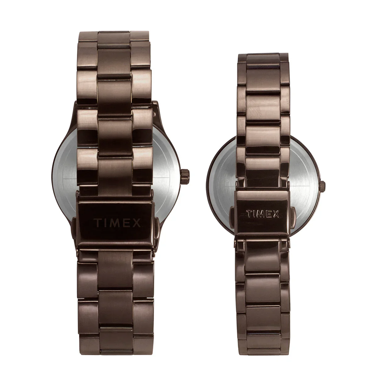 Timex Fashion Analog Brown Dial Couple Watches - TW00PR295 - Image 4