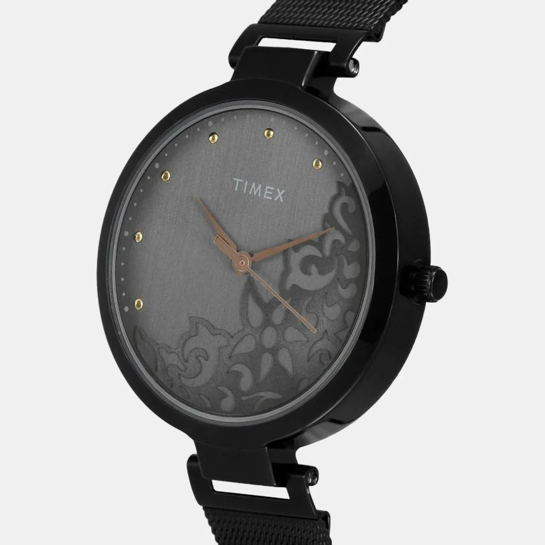 Timex Fashion Women's Grey Dial Round Case Watch -TW000X221 - Image 2