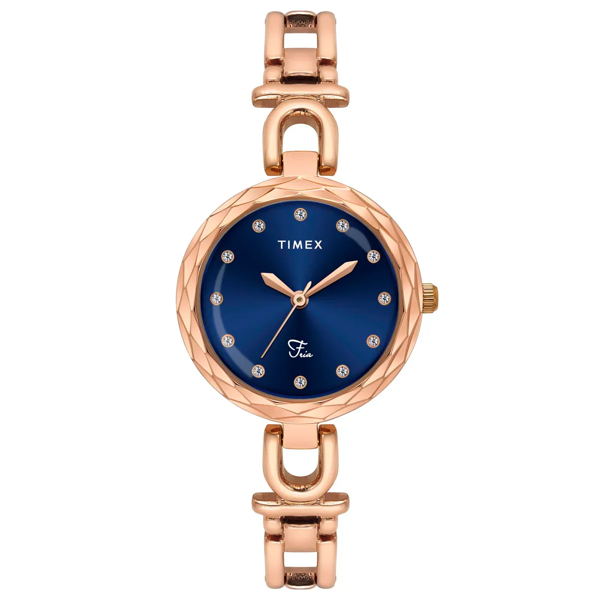Timex Fria Women Blue Round Dial Analog Watch - TWEL19901