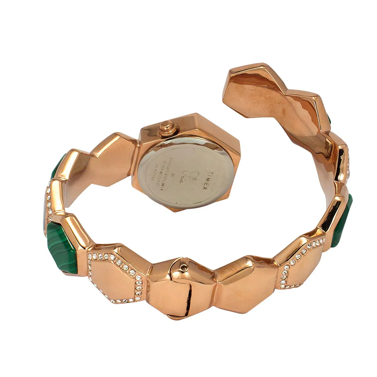 Timex Fria Women Green Hexagon Dial Analog Watch - TWEL17901 - Image 4