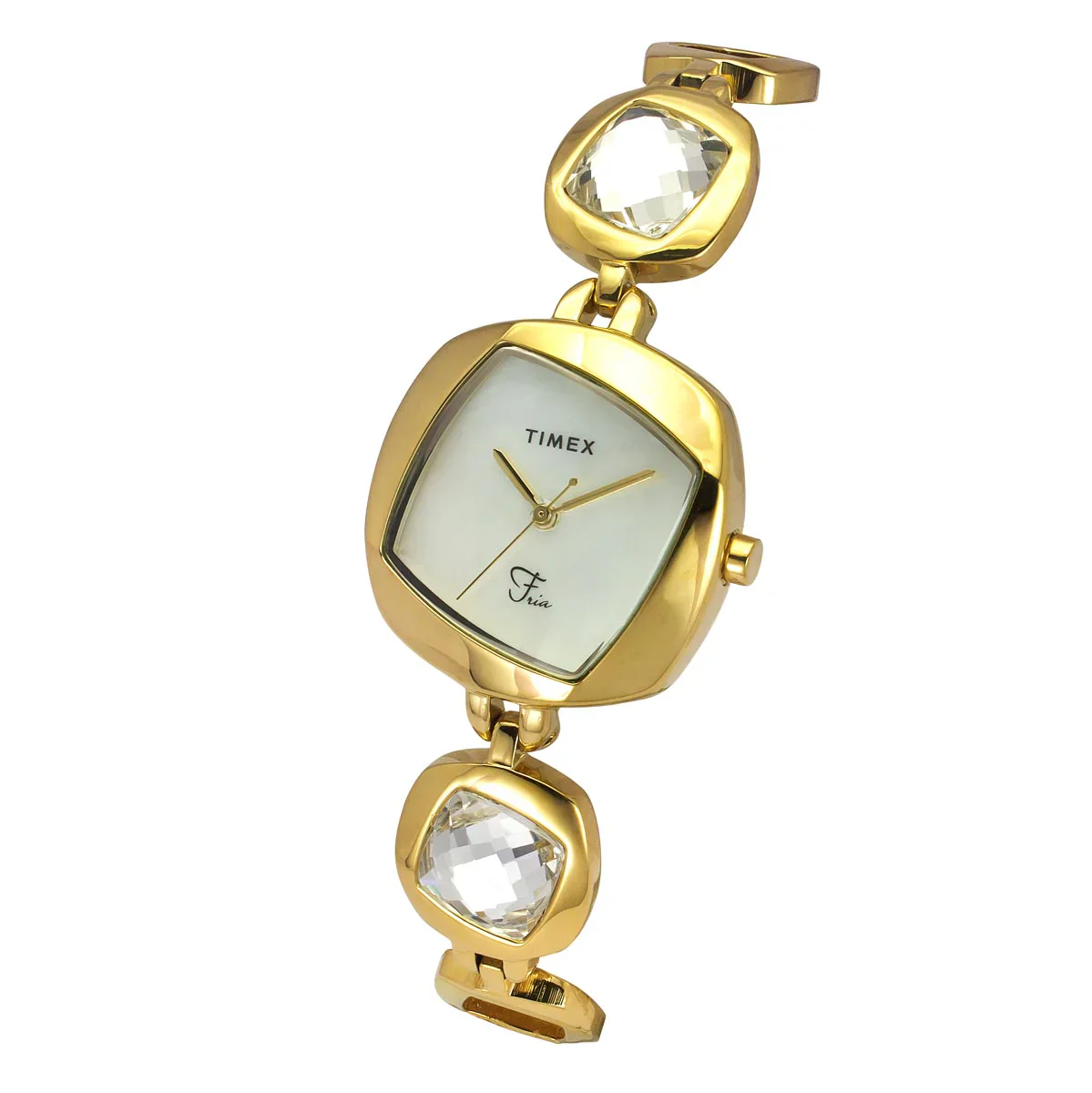 Timex Fria Women Mother of Pearl Square Dial Analog Watch - TWEL15007 - Image 2