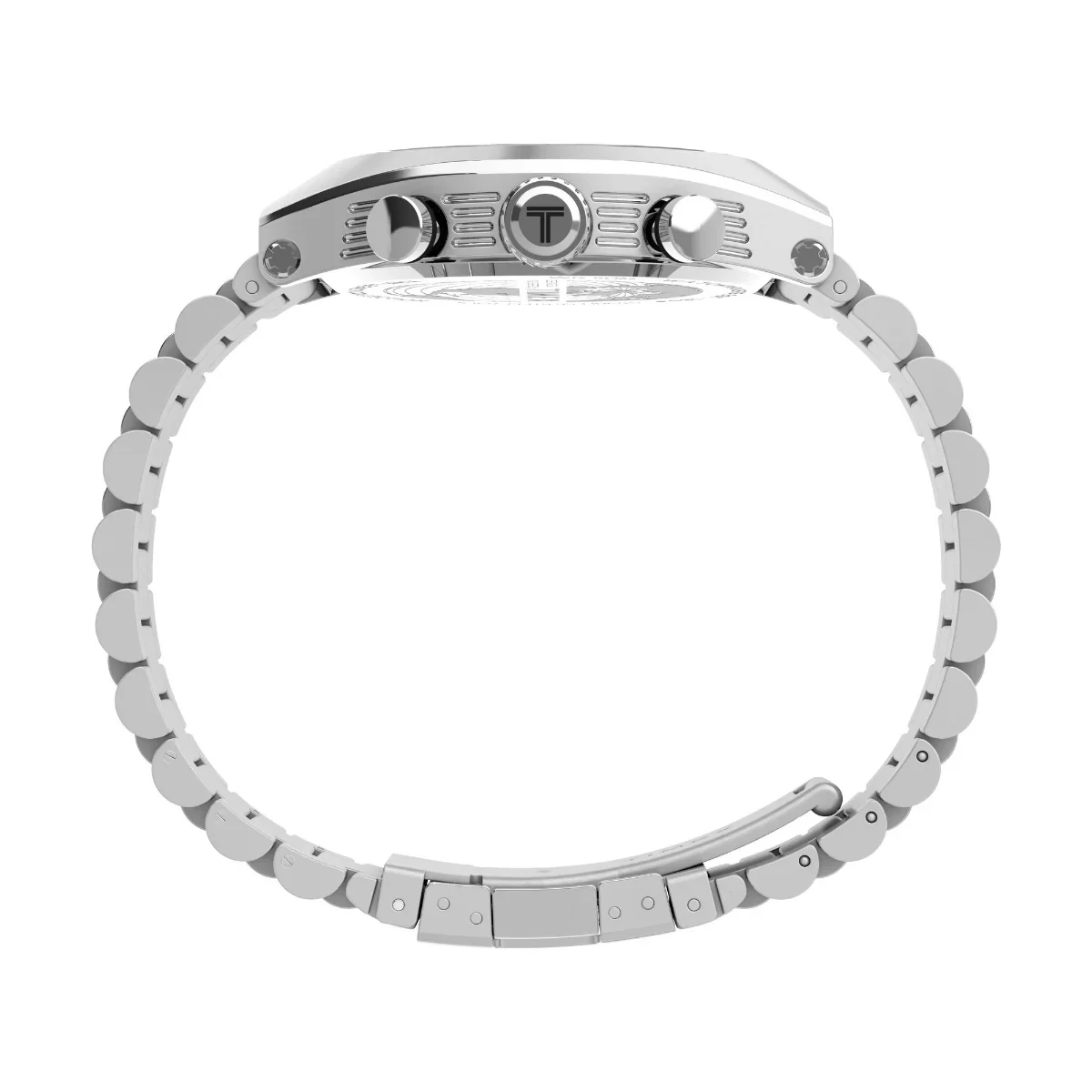 Timex  Legacy Tonneau Chrono Stainless Steel Men's Watch - TW2W22200UJ - Image 4