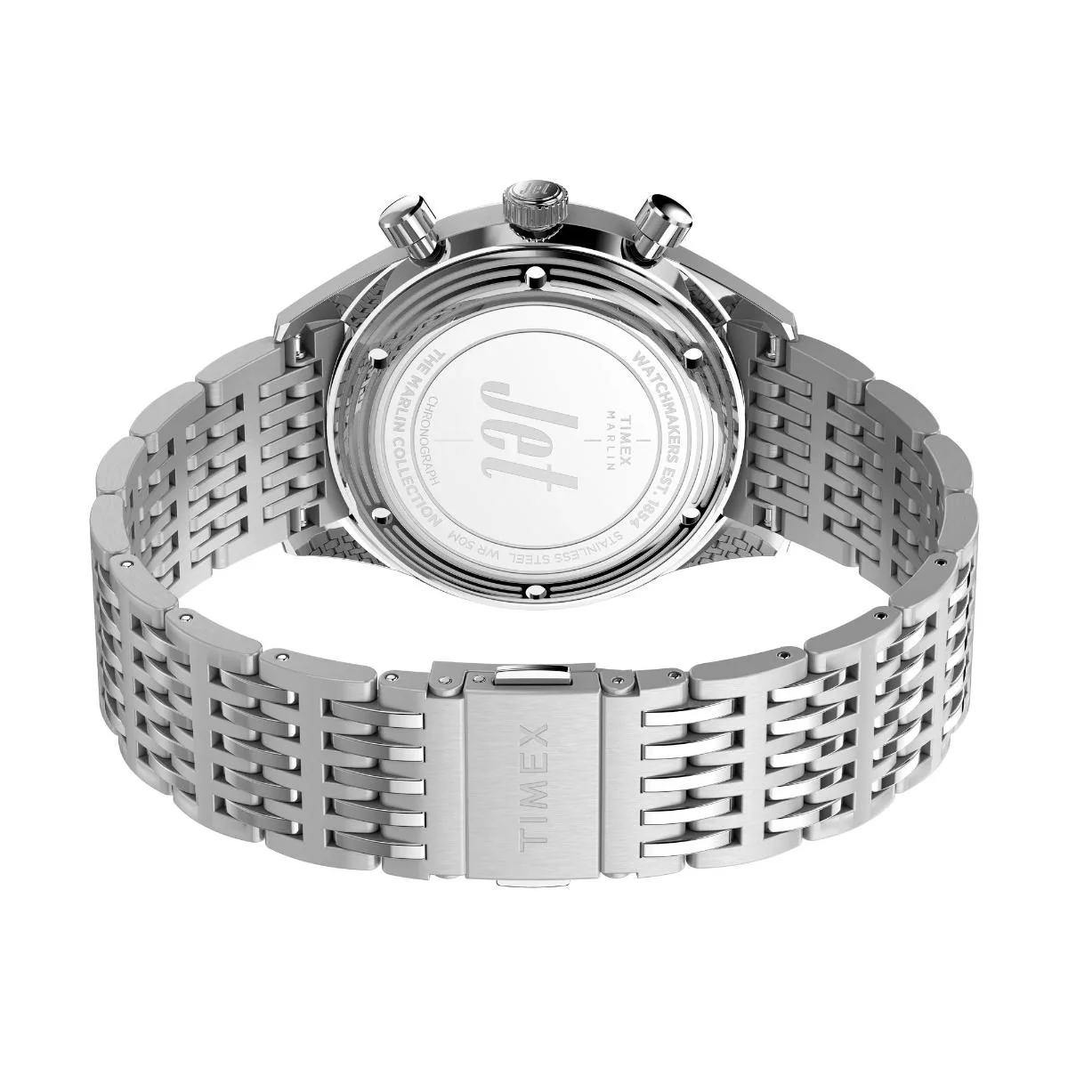Timex Marlin Jet Silver Round Dial Analog Men's Watch - TW2Y24600IK - Image 4