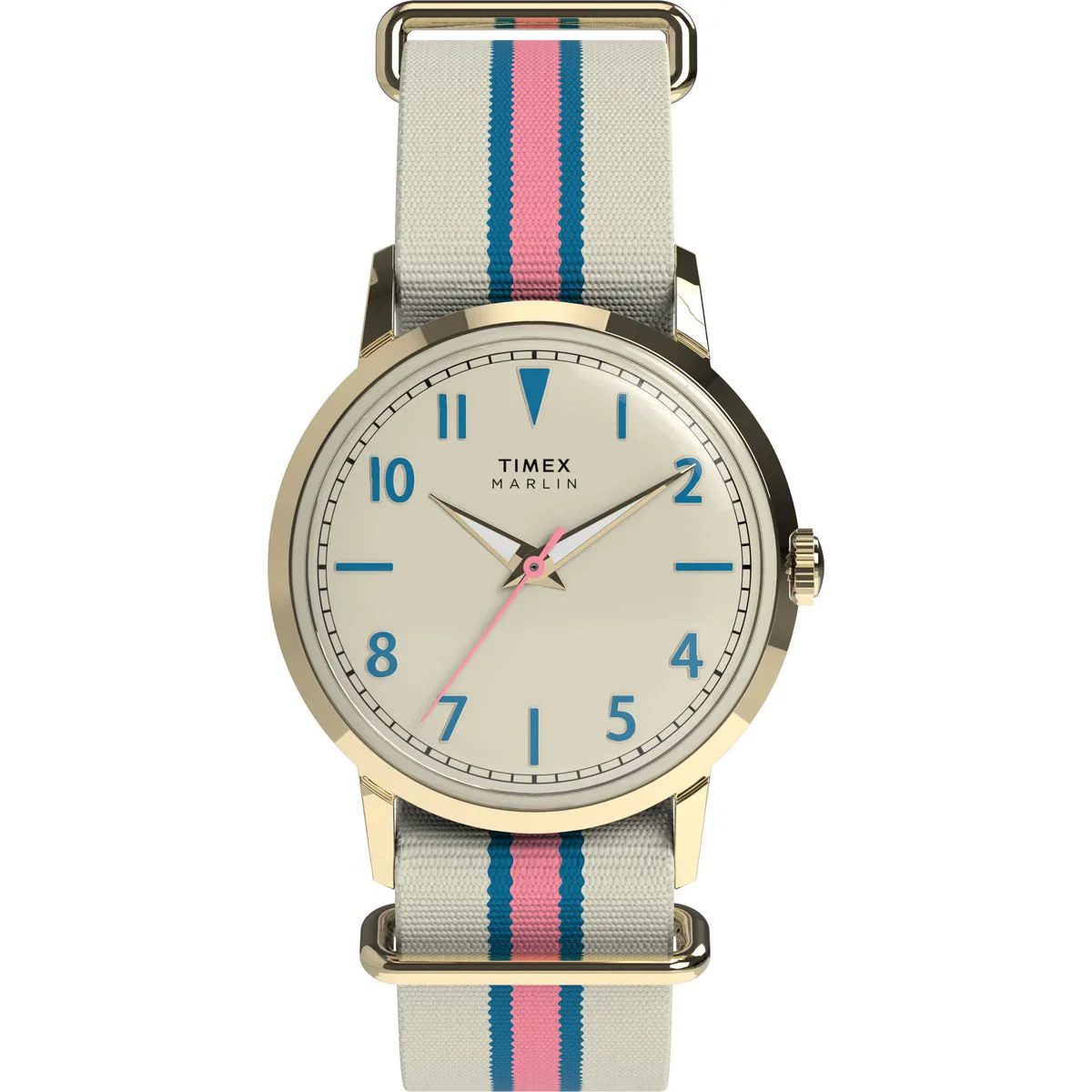 Timex Marlin Quartz Beige Dial Analog Women's Watch TW2Y49800UJ