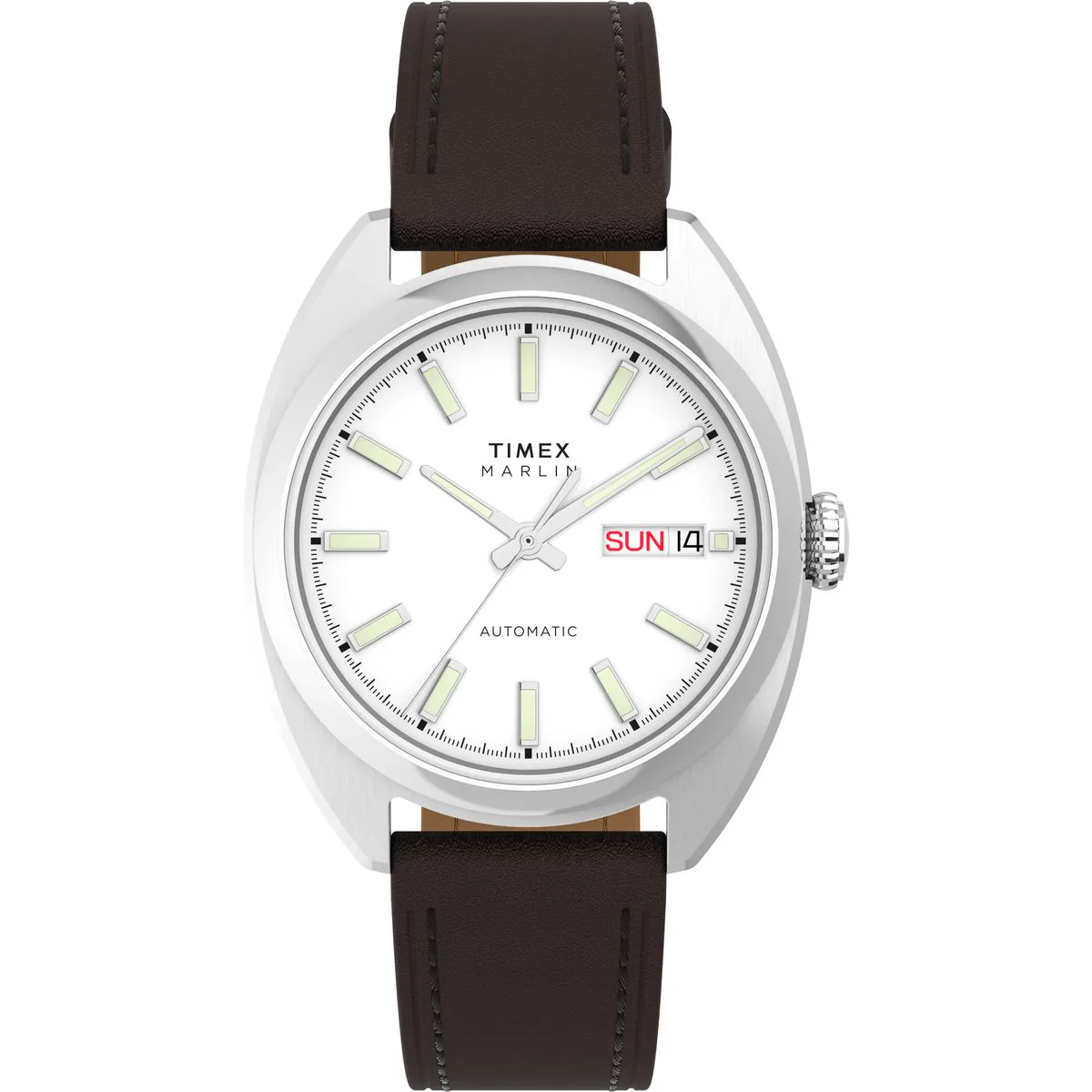 Timex Marlin Silver Dial Mechanical Automatic Men's Watch TW2Y65200UJ