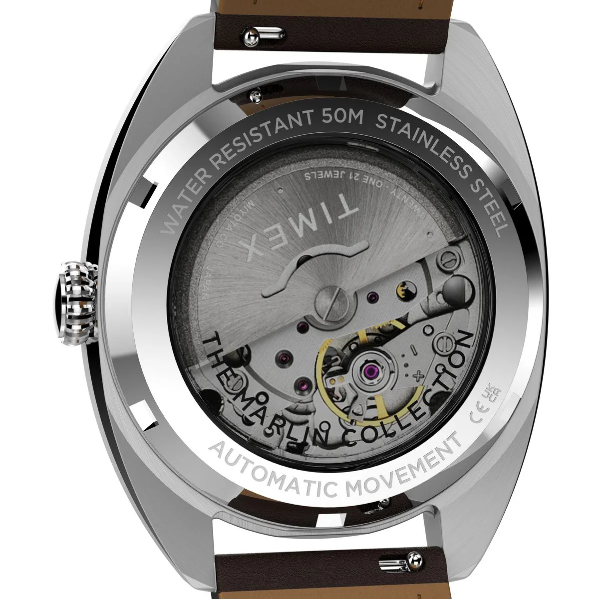 Timex Marlin Silver Dial Mechanical Automatic Men's Watch TW2Y65200UJ - Image 4