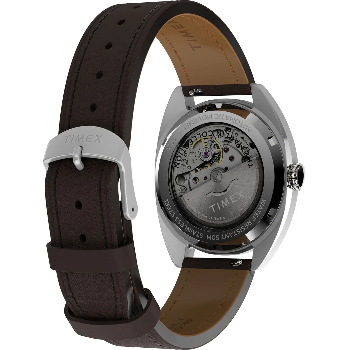 Timex Marlin Silver Dial Mechanical Automatic Men's Watch TW2Y65200UJ - Image 5