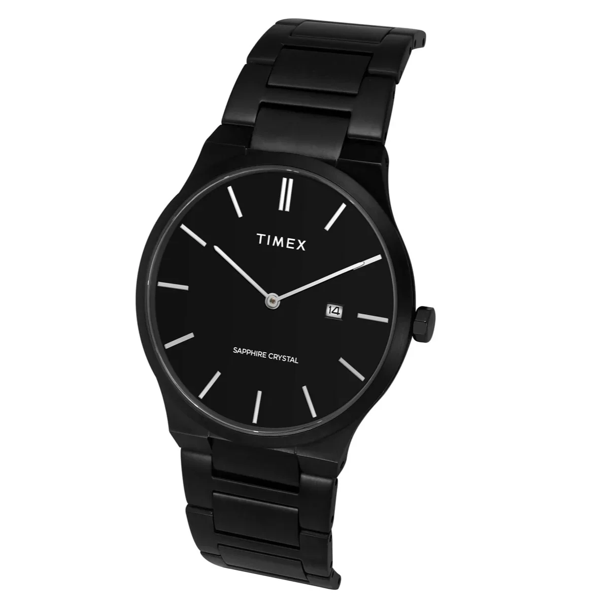 Timex E Class Men Black Dial Analog Stainless Steel Watch TWEG23603 - Image 2