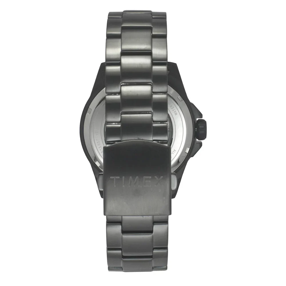 Timex Men Black Round Dial Analog Automatic Watch - TWEG24103 - Image 4