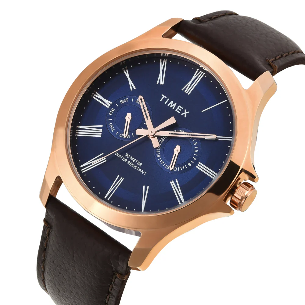 Timex Men Blue Round Analog Dial Watch- TW000X133 - Image 2