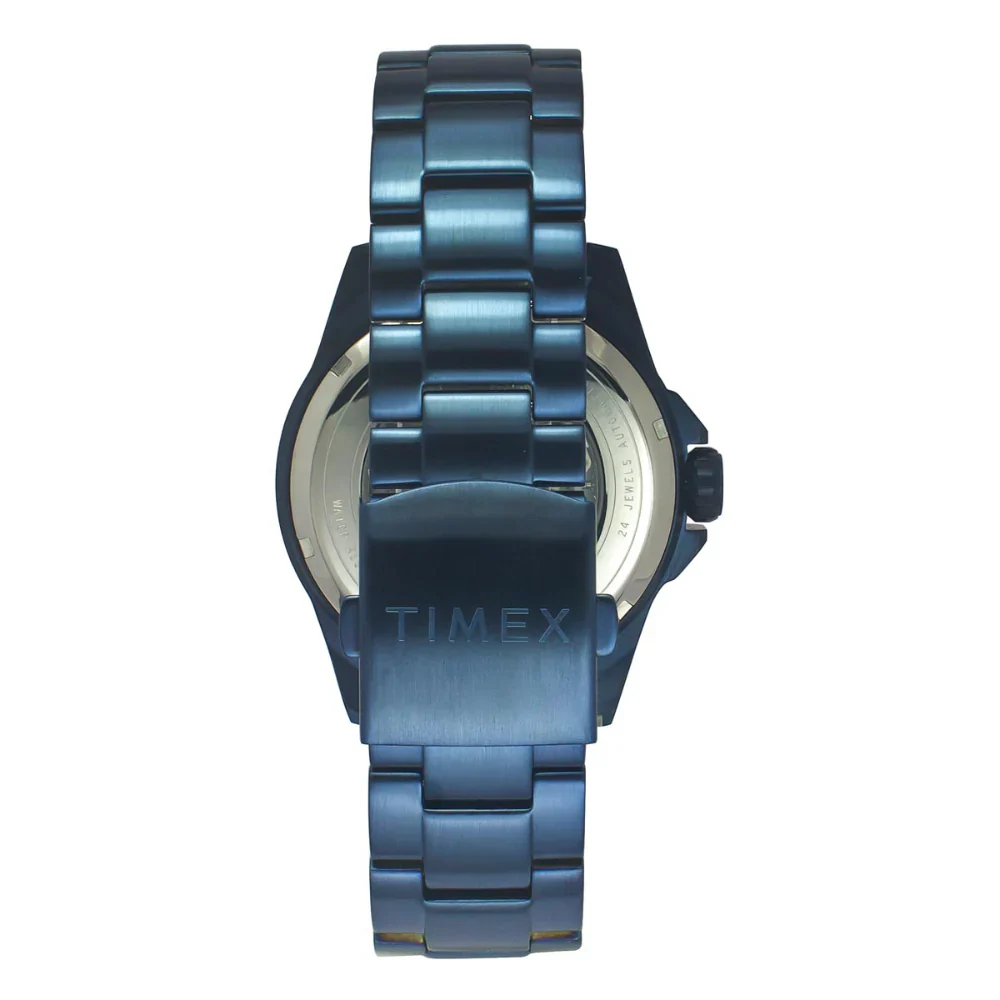 Timex Men Blue Round Dial Analog Automatic Watch - TWEG24104 - Image 4