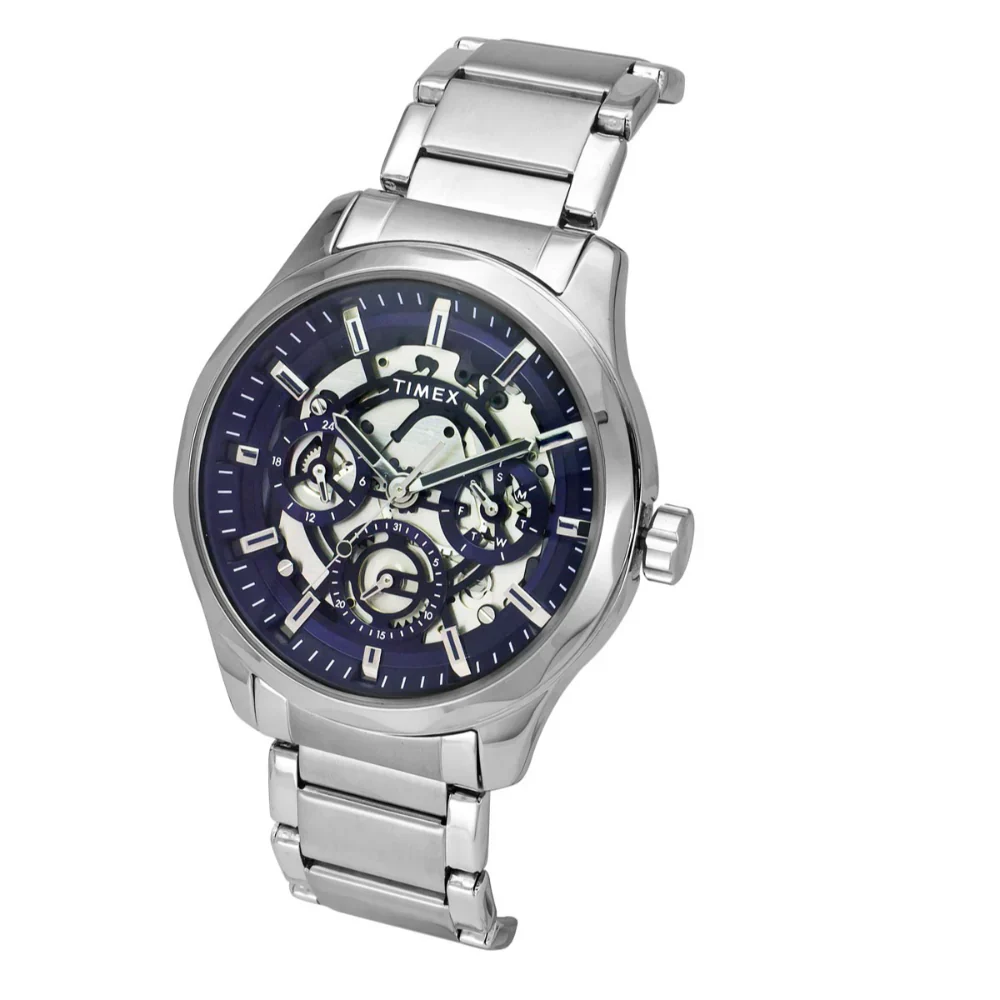 Timex Men Blue Round Dial Quartz Analog Watch - TW0TG7627 - Image 2
