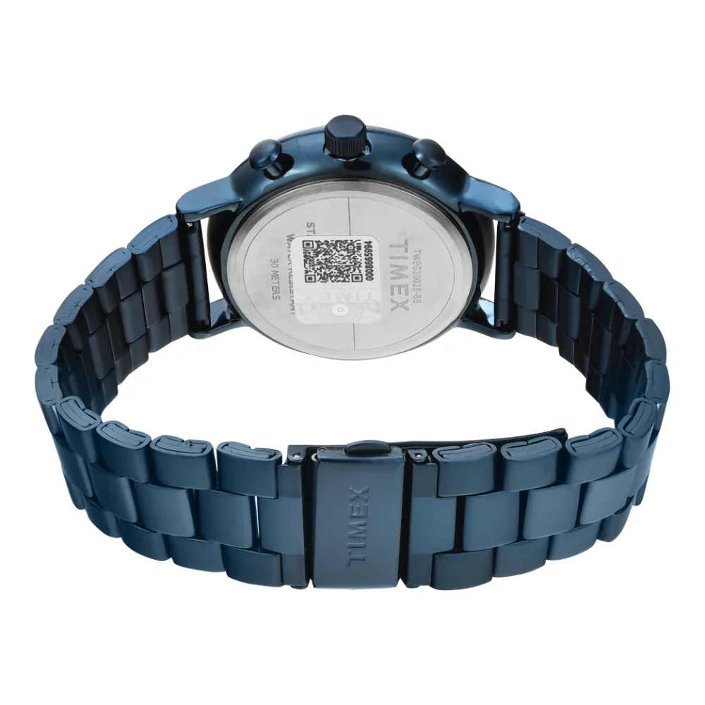 Timex Men Blue Round Multifunction Dial Watch- TWEG20028 - Image 4