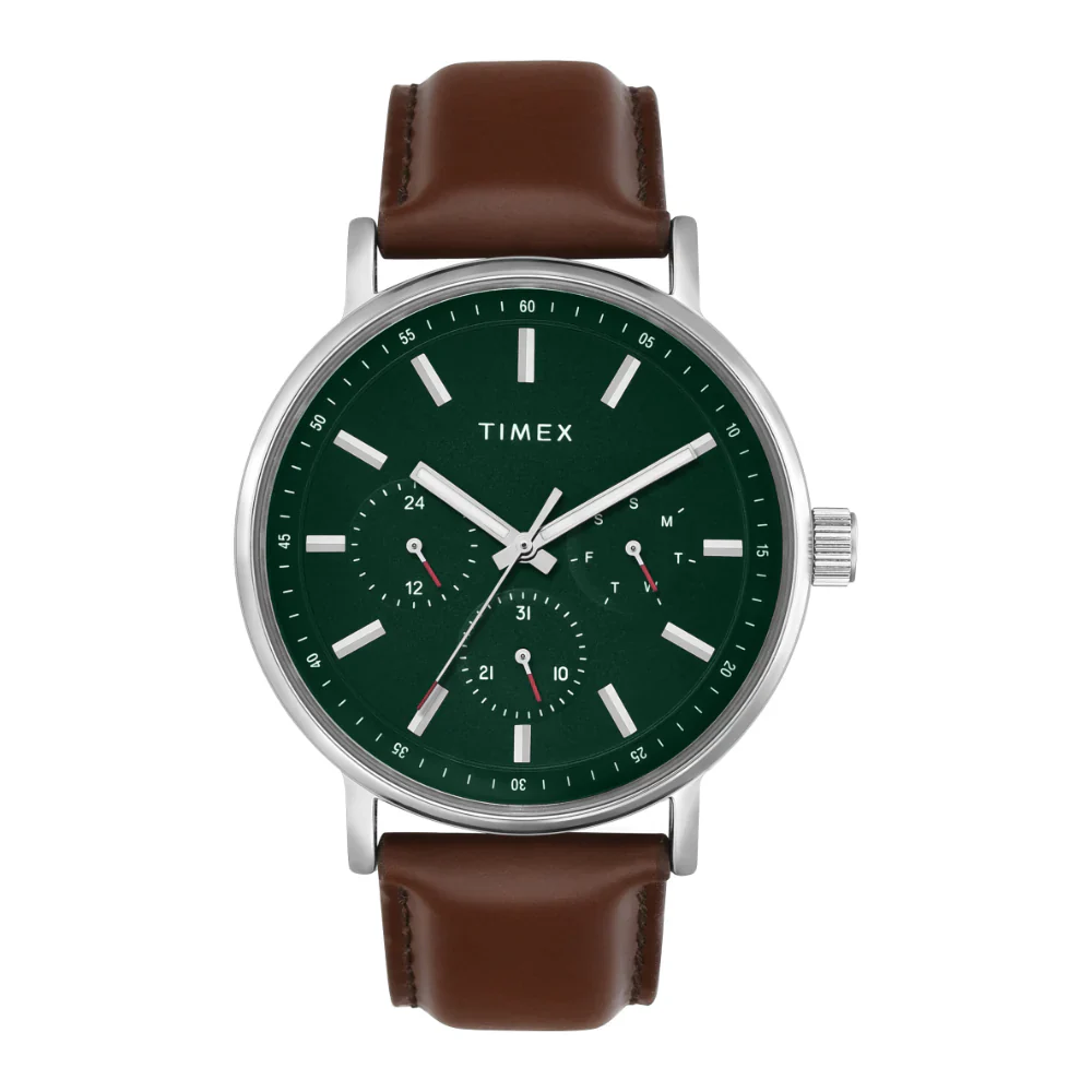 Timex Fashion Green Round Multifunction Dial Analog Men Watch- TWEG20022