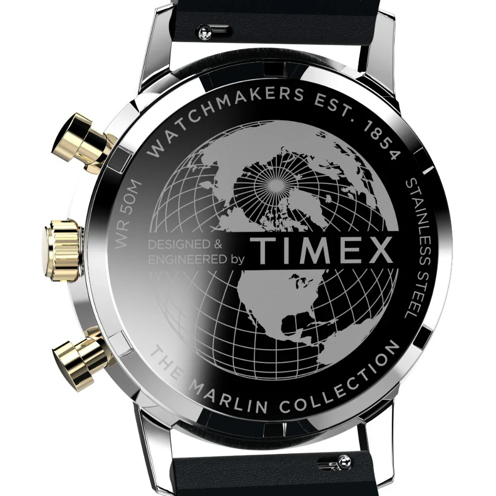 Timex Marlin Round Stainless Steel Beige Dial Analog Watch- Tw2W10000Uj - Image 5