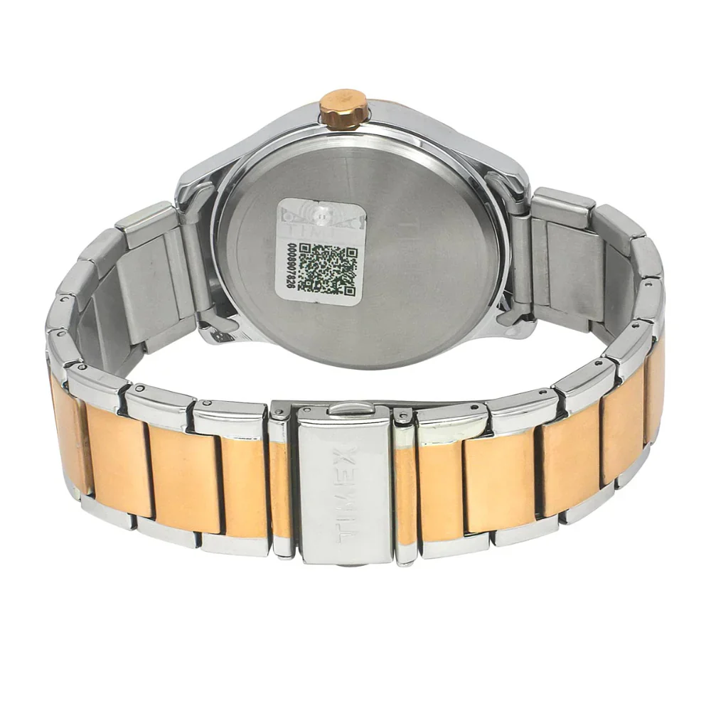 Timex Men Quartz Rose Gold Dial Analog Stainless Steel Watch TW0TG7629 - Image 4