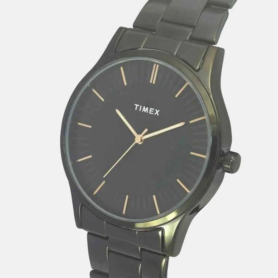 Timex Men's Black Dial Analog Stainless Steel Watch TW0TG8304 - Image 2