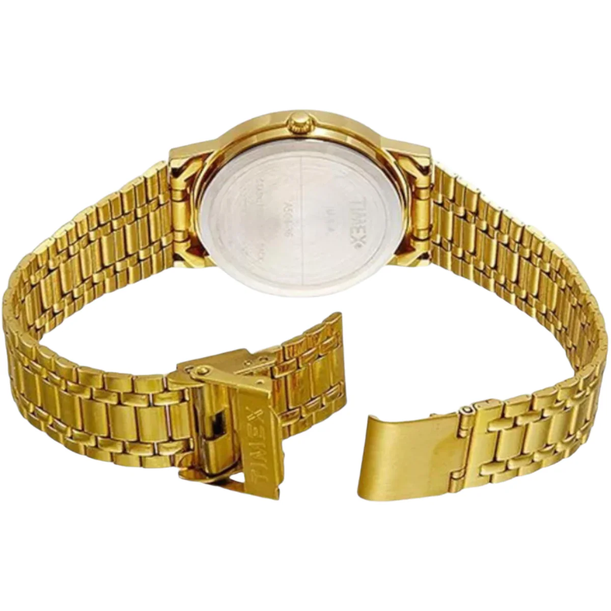 Timex Men's Champagne Analog Stainless Steel Watch A504 - Image 2