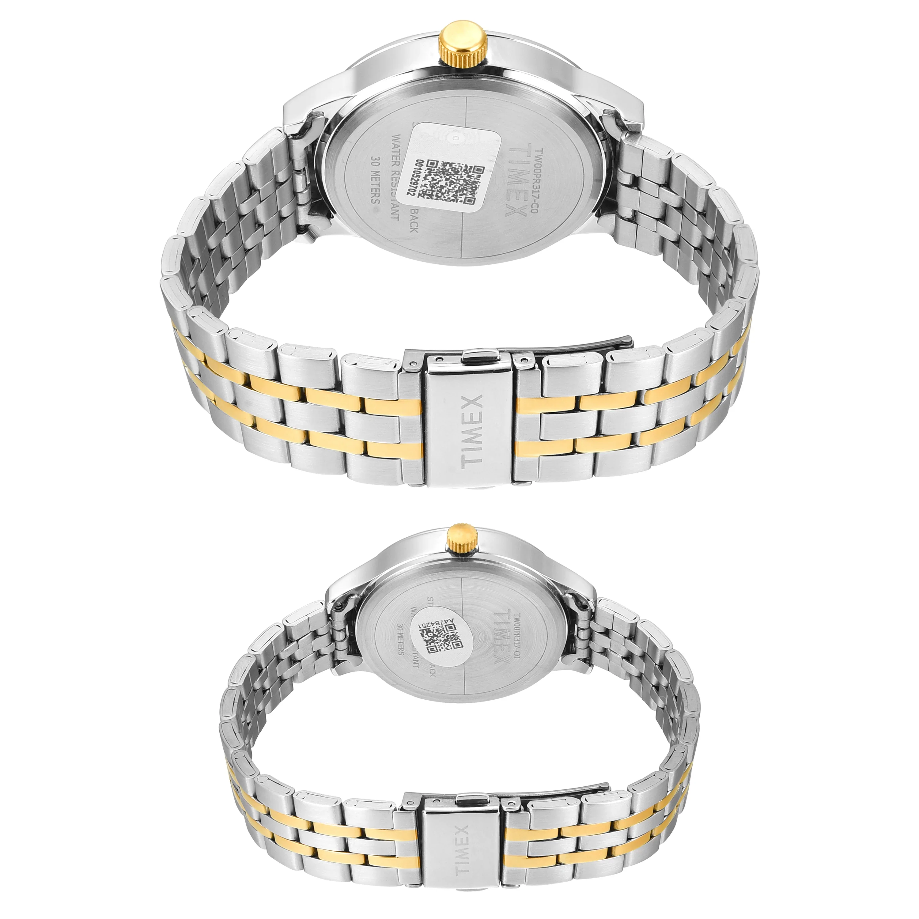 Timex Pairs Grey Round Dial Analog Watch - TW00PR317 - Image 5
