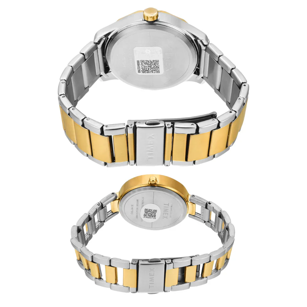Timex Pairs White Round Multifunction Dial Watch - TW00PR312 - Image 6